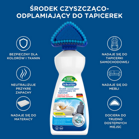 Dr.Beckmann Odplamiający i Oświeżający Środek do Tapicerek 400ml