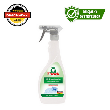 Frosch Mydło naturalne - odplamiacz w sprayu 500ml