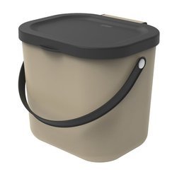 Kosz na śmieci do segregacji odpadów 6 l Rotho Albula kolor cappuccino