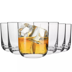Szklanki do whisky komplet 6 sztuk 300 ml Glamour Krosno szklane