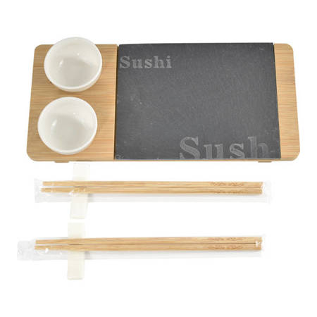 Zestaw sushi podwójny 7 elementowy 30x14 cm