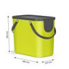 Кошик для сміття Rotho Albula 25 л для сортування відходів - Лаймовий колір