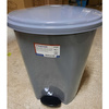 50-літровий кошик для сміття з педаллю для кухні та ванної - сірий